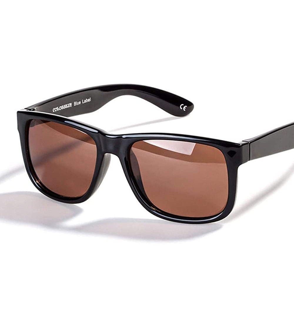 Square Vintage Sunglasses Men Fashion Formal Square Black Frame Polarized Sun 05 - 5 - CV18YZT35CQ $25.96