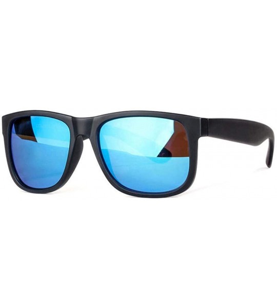 Square Vintage Sunglasses Men Fashion Formal Square Black Frame Polarized Sun 05 - 5 - CV18YZT35CQ $25.96