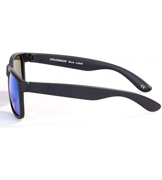 Square Vintage Sunglasses Men Fashion Formal Square Black Frame Polarized Sun 05 - 5 - CV18YZT35CQ $25.96