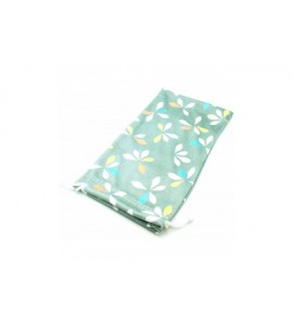 Rectangular Micro Fiber Soft Pouches for Sunglasses Eyeglasses Reading Glasses - Grey Flower - CX189ZHURXR $15.96