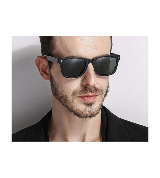 Aviator 2019 Vintage Classic Polarized Sunglasses Men Driving Eyewear High SandGray - Sandgray - CJ18Y5UZCUW $19.19