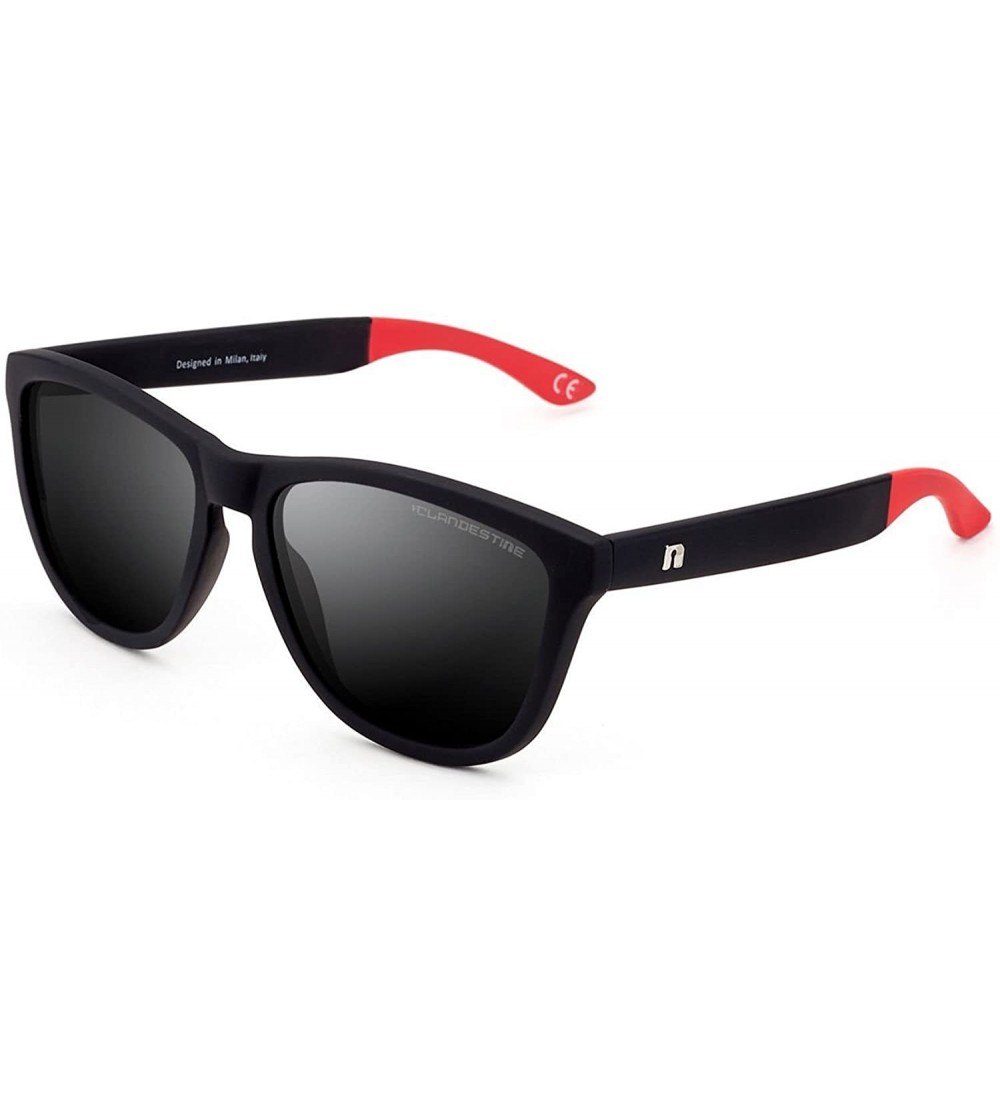 Wayfarer Model - Men & Women Sunglasses - Model Matt Black - Black and Red - CV18GDUYYWW $96.58