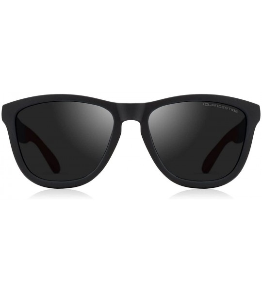 Wayfarer Model - Men & Women Sunglasses - Model Matt Black - Black and Red - CV18GDUYYWW $96.58