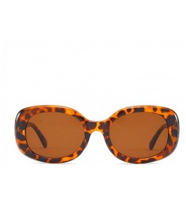 Oversized Vintage Rectangle Sunglasses Women Brand Designer Oversized BAOWEN As Picture - Baowen - CQ18YZRMDHQ $17.05