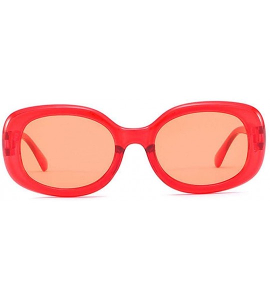 Oversized Vintage Rectangle Sunglasses Women Brand Designer Oversized BAOWEN As Picture - Baowen - CQ18YZRMDHQ $17.05