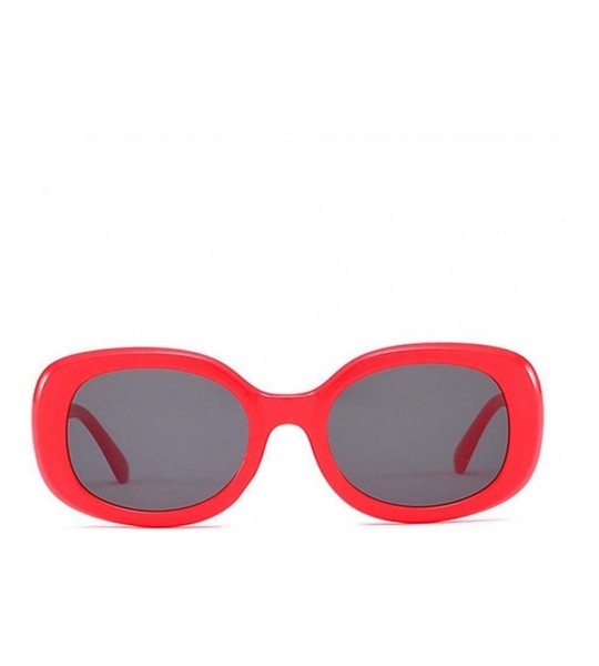 Oversized Vintage Rectangle Sunglasses Women Brand Designer Oversized BAOWEN As Picture - Baowen - CQ18YZRMDHQ $17.05