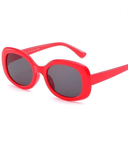 Oversized Vintage Rectangle Sunglasses Women Brand Designer Oversized BAOWEN As Picture - Baowen - CQ18YZRMDHQ $17.05