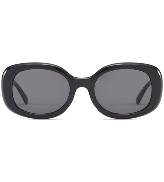 Oversized Vintage Rectangle Sunglasses Women Brand Designer Oversized BAOWEN As Picture - Baowen - CQ18YZRMDHQ $17.05