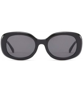 Oversized Vintage Rectangle Sunglasses Women Brand Designer Oversized BAOWEN As Picture - Baowen - CQ18YZRMDHQ $17.05