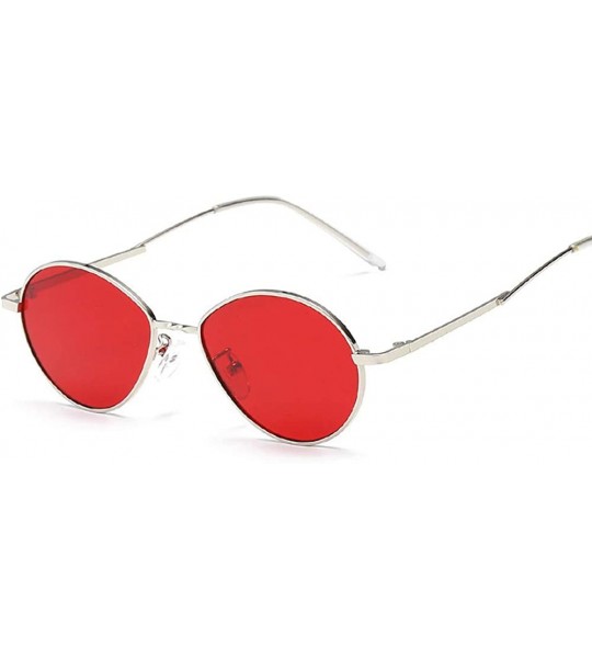 Goggle Sunglasses Retro Small Frame Sunglasses Metallic Ocean Piece Sunglasses Male And Female Sunshade - C018TMQ366W $18.13