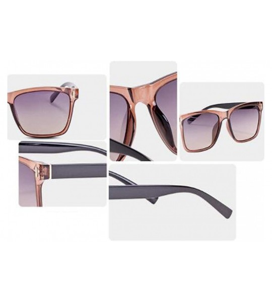 Square Polarized Sunglasses Men's Sunglasses - Women's Tide Large Square Glasses - A - CN18S5C9H63 $82.97