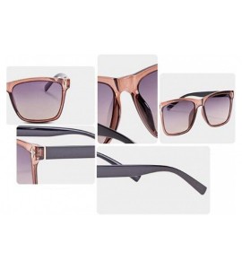 Square Polarized Sunglasses Men's Sunglasses - Women's Tide Large Square Glasses - A - CN18S5C9H63 $82.97