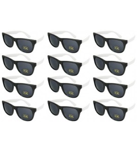 Oval 12 Pack 80's Style Neon Party Sunglasses Adult/Kid Size with CPSIA certified-Lead(Pb) Content Free - C9129IDIBEX $19.81