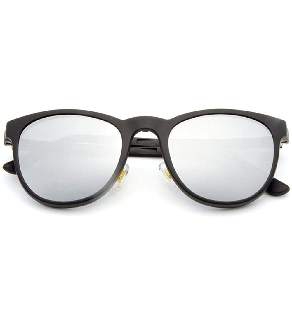 Goggle Sunglasses Polarized Anti glare Reversible Prescription - Silver - C318AN6IQD0 $89.64