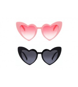 Goggle Vintage Heart Shape Sunglasses for Women - Clout Goggles Retro Love UV400 Eye Glasses Kurt Cobain - CY18OTC7I0I $25.95