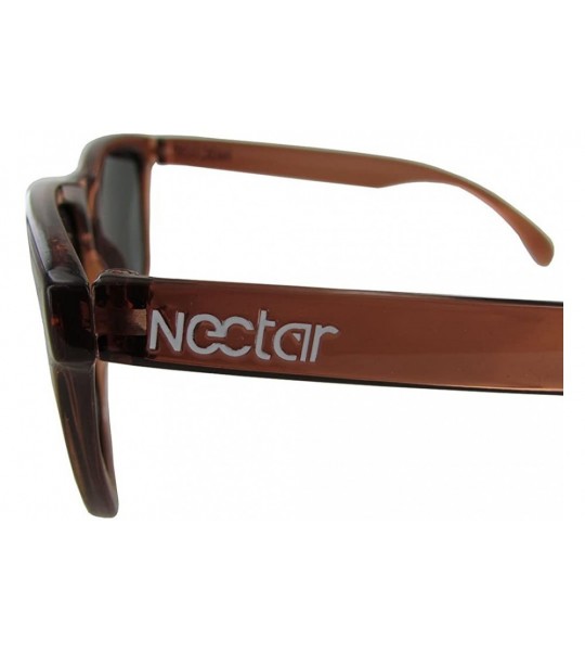 Wayfarer Brown Polarized Sunglasses for Men and Women - Flex Frames - 100% UV Protection - The Crux - C1121UGT2FX $77.34