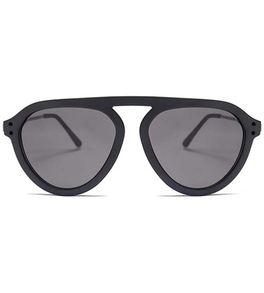 Round Cat Eye Sunglasses Men Women Retro Vintage Brand Designer Sun Glasses Fashion Luxury Eyewear - CO198UCQMSE $18.66