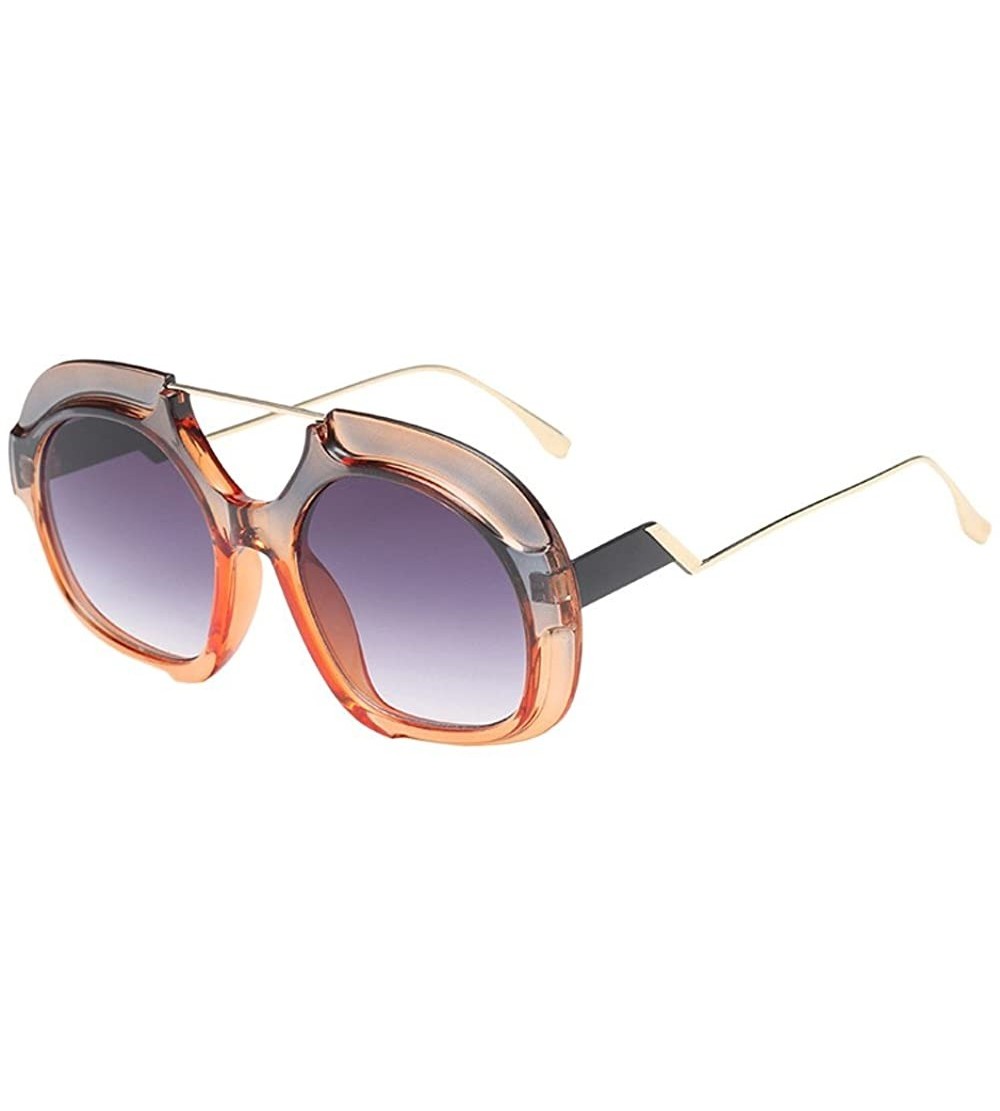 Rimless Fashion Polarized Sunglasses REYO Oversized - D - C618NW8LCIA $18.23