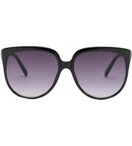 Oversized Womens Mens Flat Top Shadow Oversized Sunglasses Designers UV400 Sunglasses - Black Grey - CP18QQE9AOO $15.81