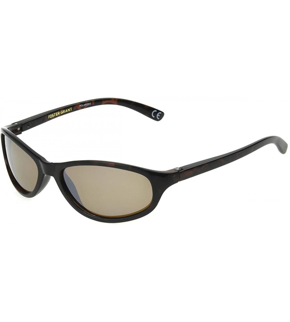 Oval Women's Choice Polarized Oval Sunglasses - Tortoise/Amber - One Size - CL196EE8R3M $46.68