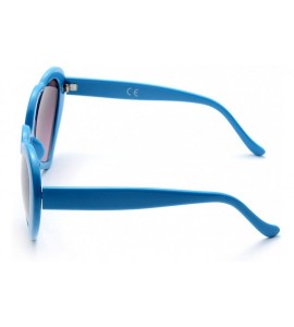 Aviator 6 Neon Colors Heart Shape Party Favors Sunglasses - Multi Packs - 6-pack Blue - C818HCD7CAD $24.03