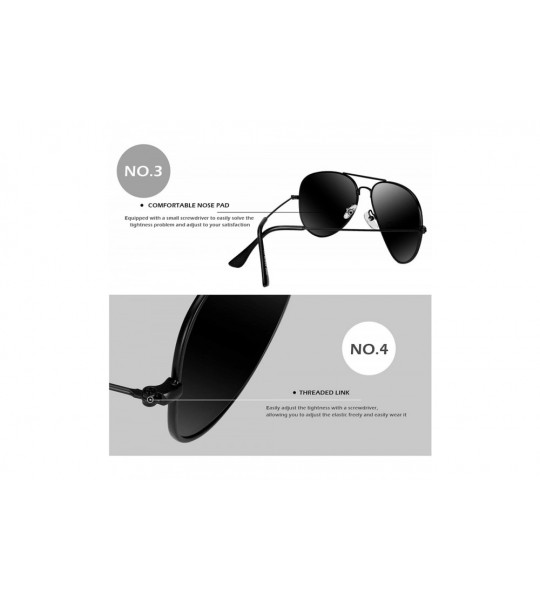 Aviator Aviator Sunglasses Men Women Lightweight - Green/Silver - C618S449XMT $27.31