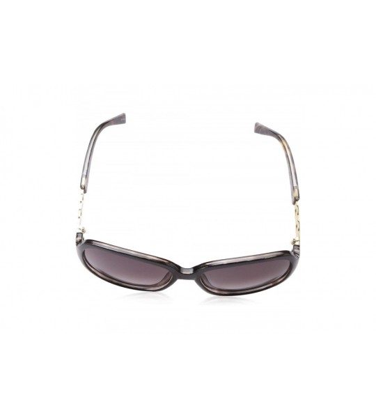 Round Women's R3272 Round Sunglasses with 100% UV Protection - 70 mm - Black & Tortoise - CR18O30E0DE $42.08