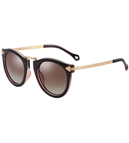 Oversized Sunglasses Sunglasses Fashion Driving Polarizer - Brown B - CS18WIN4AU0 $84.95