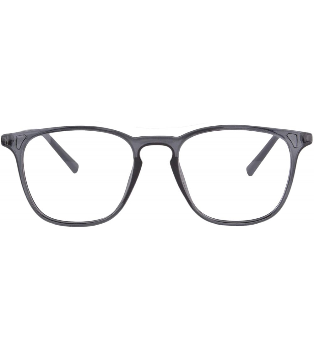 Goggle Blue Light Filter Women's Computer Reading Glasses-LH75 - Transparent Grey - CT18IWXDISL $23.09