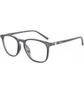 Goggle Blue Light Filter Women's Computer Reading Glasses-LH75 - Transparent Grey - CT18IWXDISL $23.09