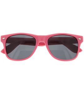 Wayfarer BULK WHOLESALE UNISEX 80'S RETRO STYLE BULK LOT PROMOTIONAL SUNGLASSES - 10 PACK - Pink - CZ1806DI46Q $36.58