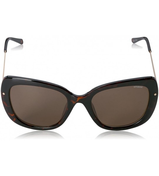 Cat Eye womens Pld4044/S Cat-Eye Sunglasses - Havana Gold/Brown Polarized - CD12N9QW0R4 $99.18