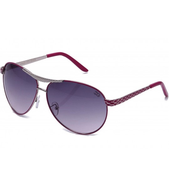 Aviator Anastasia" - Modern Celebrity Design Aviator High Fashion Sunglasses for Women and Men - Hot Pink - CA17YY8TK7H $18.80