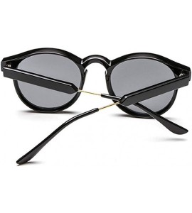 Round Round Frame with Metal Legs Sunglasses for Mens and Women - C5 Leopard Brown - CN1989XA0D3 $21.79