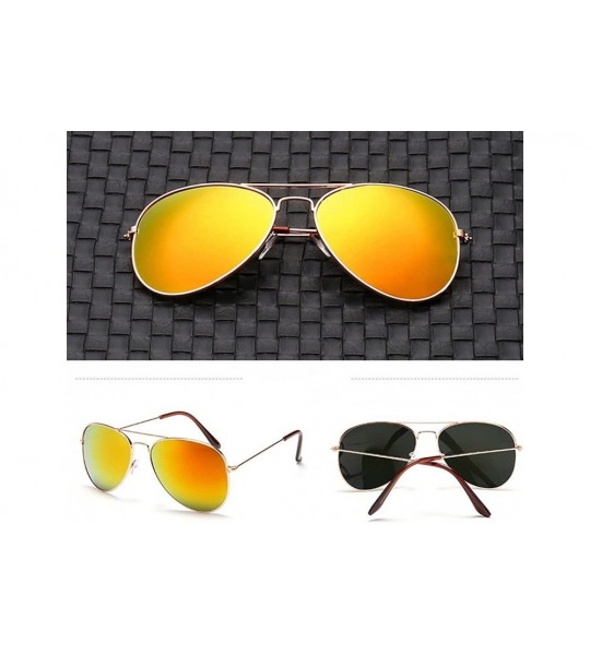 Square Vintage Round polarized Sunglasses Classic Retro design Styles Shades - J - C018Q69GX6X $15.74