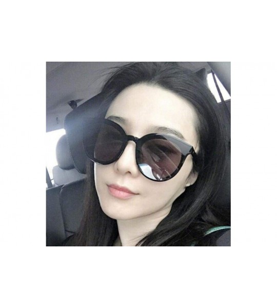 Round Luxury Vintage Round Sunglasses Women Brand Designer 2019 Cat Eye Leopard - Pink - CI18Y4SWCEA $18.16