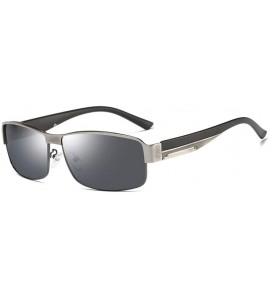 Rectangular Men's Polarized Sunglasses- Rectangular Full Frame Driving C3 - C3 - C1195ZA3ZGX $65.70