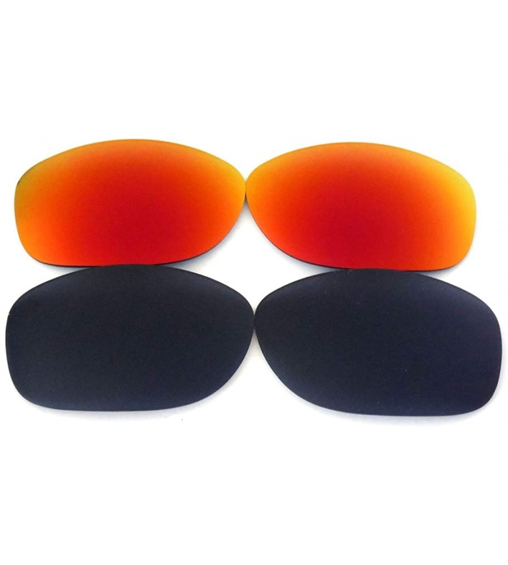 Oversized Replacement Lenses Pit Bull Black&Red Color Polarized 2 Pairs-FREE S&H. - Black&red - CE1209PP1SN $29.21