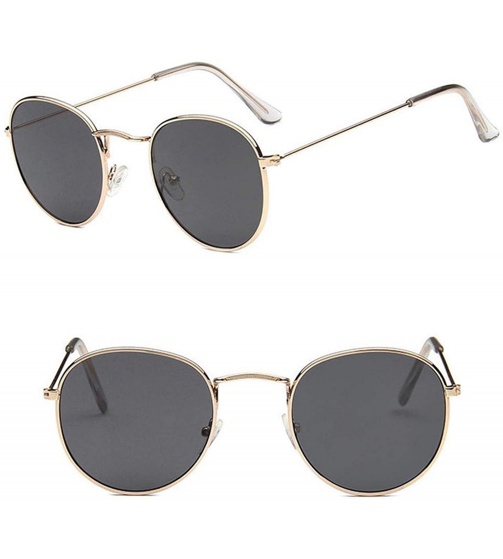 Goggle Vintage Oval Classic Sunglasses Women/Men Eyeglasses Street Beat Shopping Mirror Oculos De Sol Gafas UV400 - CV198AHRT...