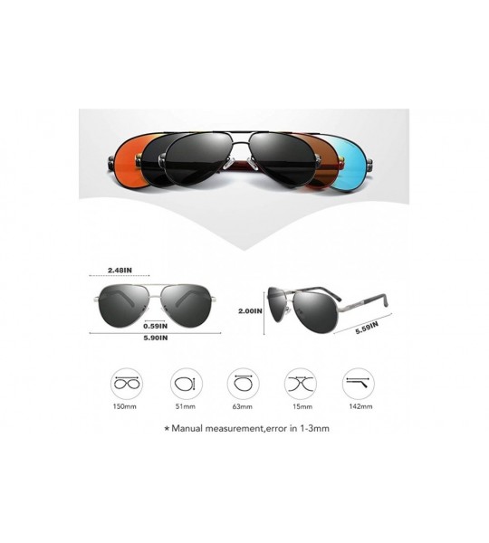 Goggle Polarized Sunglasses Men Driving Coating Fishing Driving Eyewear Male Goggles UV400 - CQ198OIIQUE $27.91