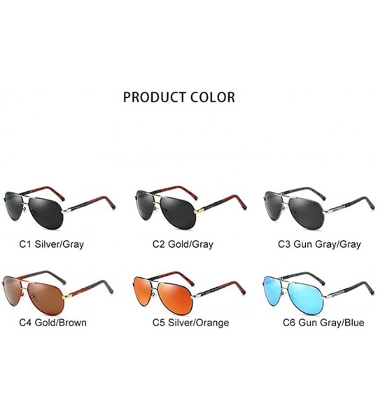 Goggle Polarized Sunglasses Men Driving Coating Fishing Driving Eyewear Male Goggles UV400 - CQ198OIIQUE $27.91