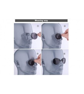 Oval Fashion Round Small Frame Brand Designer clip on the nose Sunglasses Men Sun glasses UV400 - Blue - C718S407558 $23.36