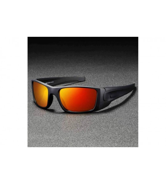 Aviator Unisex Rectangular Polarized Sunglasses For Men Running Climbing Sports Sun C5 - C3 - CC18YQGKLZ7 $42.45