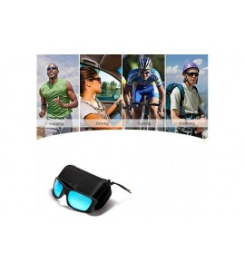 Aviator Unisex Rectangular Polarized Sunglasses For Men Running Climbing Sports Sun C5 - C3 - CC18YQGKLZ7 $42.45