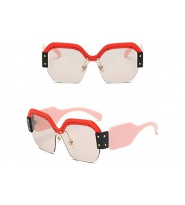 Square Women Vintage Sunglasses Retro Big Frame UV400 Eyewear Fashion Ladies - C - C018SU4I3RD $18.66