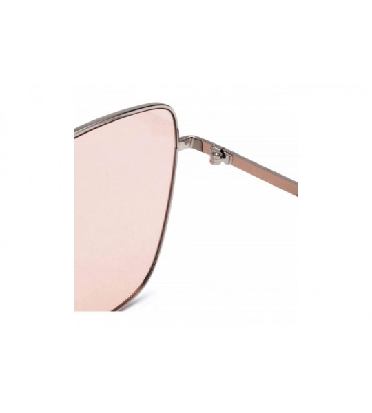 Oversized Sunglasses Non Polarized Protection Transparent Progressive - Pink - C0199I27LEW $31.69