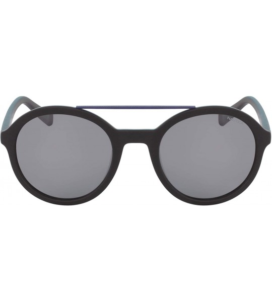 Round Men's N3639sp Round Sunglasses - Matte Black/Grey Polarized - C218KNE7K47 $102.12