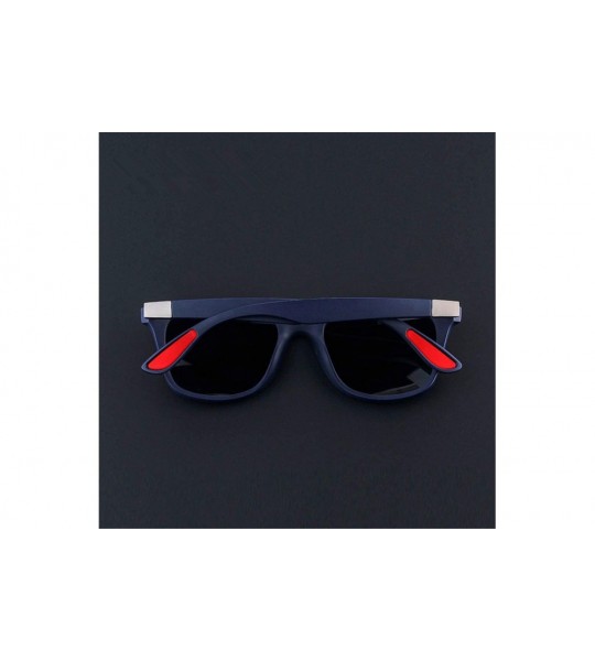 Square Fashion Square Ladies Polarizing Sunglasses Men's Glasses Retro Driving Sunglasses - C4 - CS194OOS37L $39.21