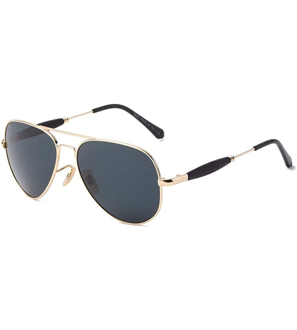 Aviator Sunglasses- Sunglasses- Sunglasses- Sunglasses- Clams- Glasses- Shades- Classical Double Beams - A - C018QTHCKUE $74.99