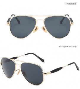 Aviator Sunglasses- Sunglasses- Sunglasses- Sunglasses- Clams- Glasses- Shades- Classical Double Beams - A - C018QTHCKUE $74.99